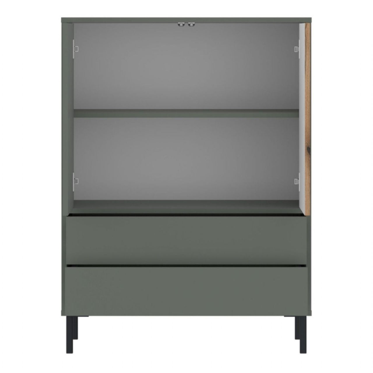 Darwin Sideboard 2 Door 2 Drawer in Green Oak