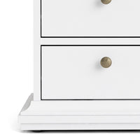 Thumbnail for White 2 Drawer Bedside Cabinet