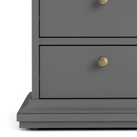 Thumbnail for Matt Grey 2 Drawer Bedside Cabinet