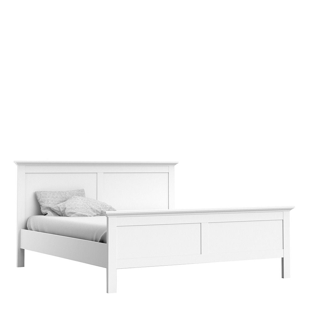 White 6ft Super King Size Bed