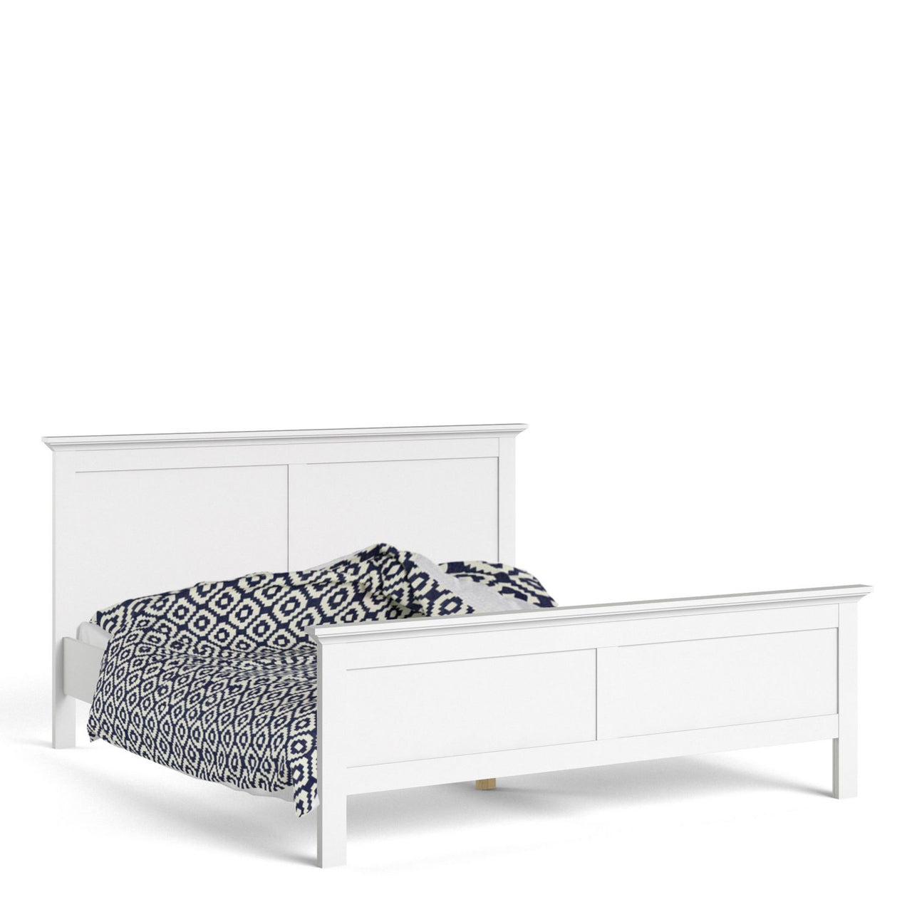 White 6ft Super King Size Bed