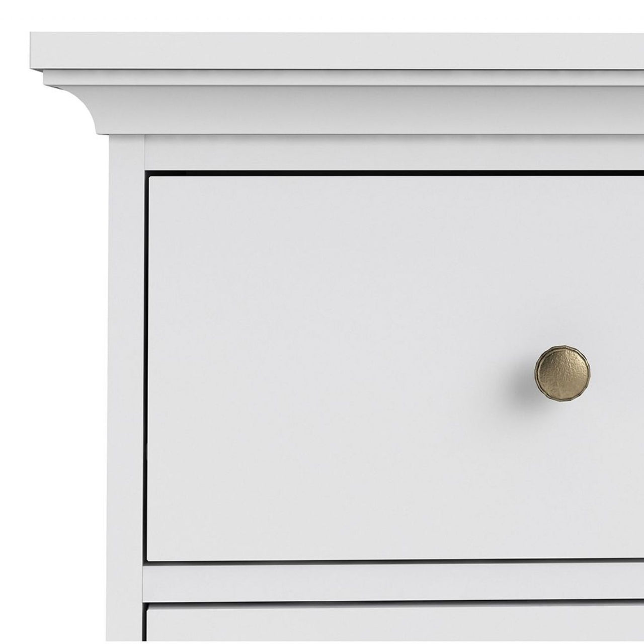 Modern White Chest of 4 Drawers