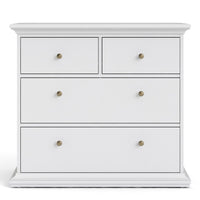 Thumbnail for Modern White Chest of 4 Drawers