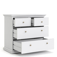 Thumbnail for Modern White Chest of 4 Drawers