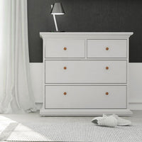 Thumbnail for Modern White Chest of 4 Drawers