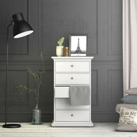 Thumbnail for Paris Chest 5 drawers in White