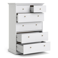 Thumbnail for White Tall and Wide 2 Over 4 Chest of 6 Drawers