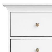 Thumbnail for Large 180cm Wide White 8 Drawer Chest of Drawers