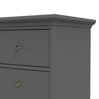 Thumbnail for Matt Grey Large Wide Chest of 8 Drawers