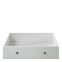 Thumbnail for Paris Underbed Storage Drawer for Single Bed in White