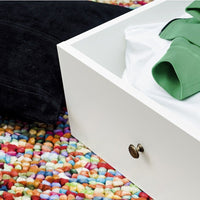 Thumbnail for Paris Underbed Storage Drawer for Single Bed in White