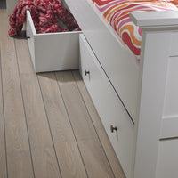 Thumbnail for Paris Underbed Storage Drawer for Single Bed in White