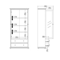 Thumbnail for Paris China cabinet in White