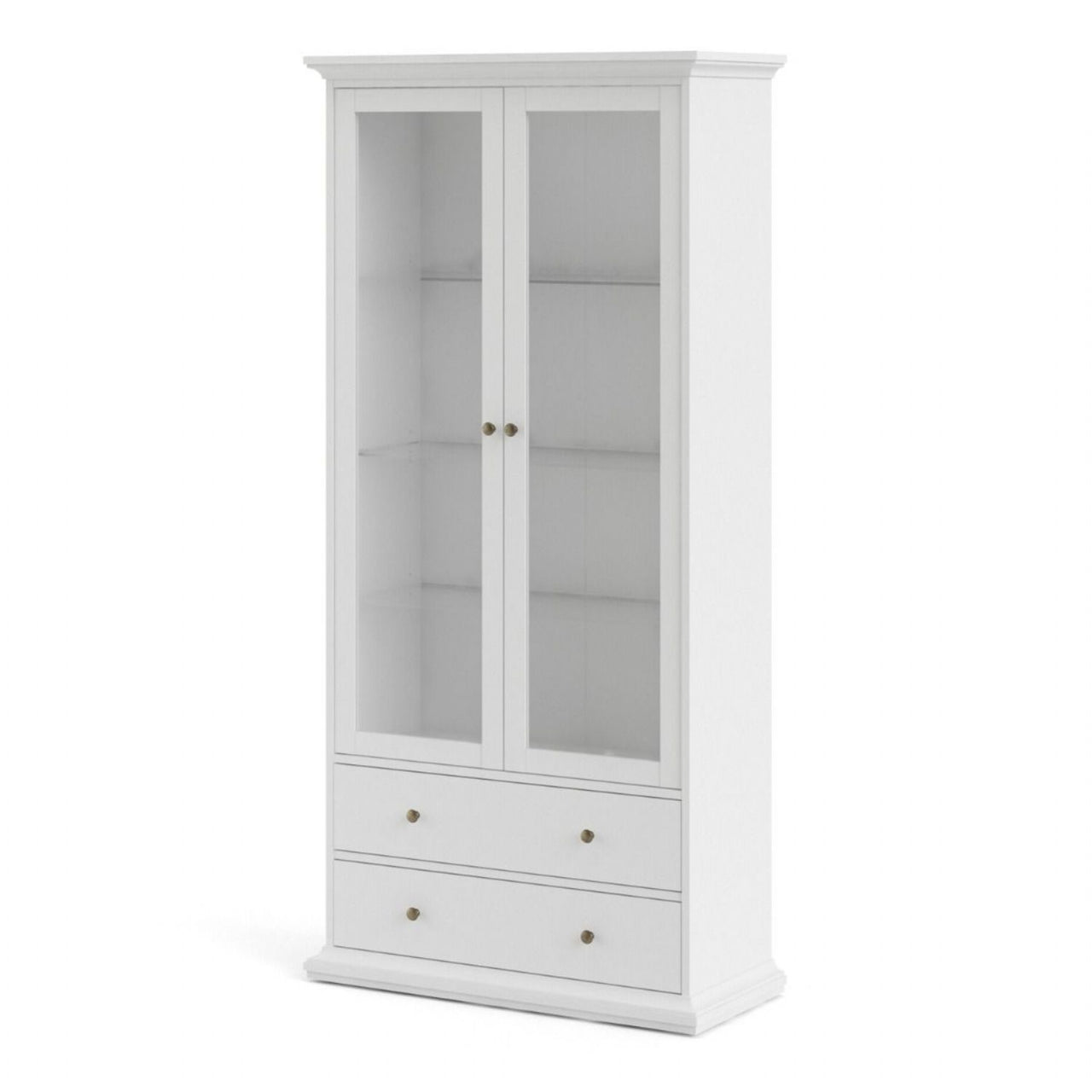 Paris China cabinet in White