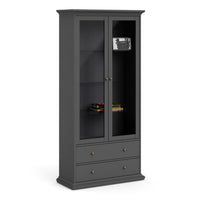 Thumbnail for Paris China cabinet in Matt Grey