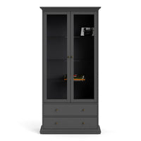 Thumbnail for Paris China cabinet in Matt Grey