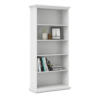 Thumbnail for Paris Tall Bookcase in White