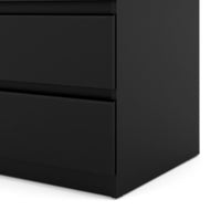 Thumbnail for Black Matt Chest of 5 Drawers