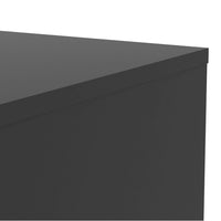 Thumbnail for Matt Black 4 Drawer 2 Door Sideboard 120cm Wide