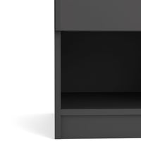 Thumbnail for Naia Bedside 1 Drawer 1 Shelf in Black Matt