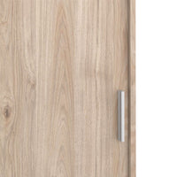 Thumbnail for Naia Wardrobe with 2 sliding doors + 1 door + 3 drawers in Jackson Hickory Oak