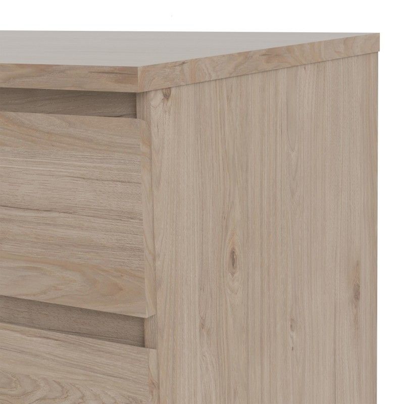 Chest of 5 Drawers in Jackson Hickory Oak Effect