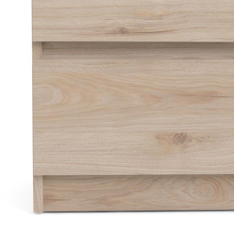 Jackson Hickory Oak Finish Wide Chest of 6 Drawers