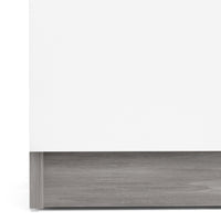 Thumbnail for 1 Drawer 2 Door Sideboard Concrete and White High Gloss