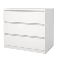 Thumbnail for Naia Chest of 3 Drawers in White