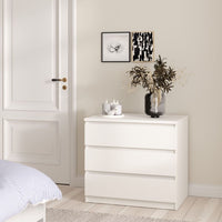 Thumbnail for Naia Chest of 3 Drawers in White