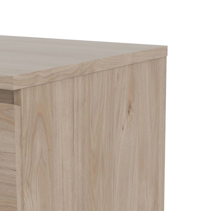 Small Chest of 3 Drawers in Jackson Hickory Oak Effect Finish