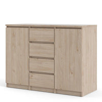 Thumbnail for Large Sideboard 4 Drawers 2 Doors in Jackson Hickory Oak Effect Finish