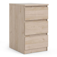 Thumbnail for Bedside 3 Drawers in Jackson Hickory Oak