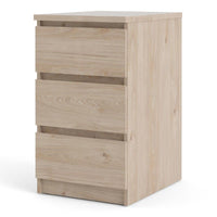 Thumbnail for Bedside 3 Drawers in Jackson Hickory Oak