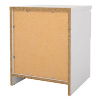 Thumbnail for Naia Bedside 1 Drawer 1 Shelf in White