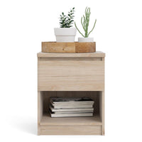 Thumbnail for Naia Bedside 1 Drawer 1 Shelf in Jackson Hickory Oak