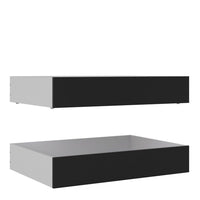 Thumbnail for Set of 2 Underbed Drawers (for Single or Double beds) in Black Matt