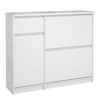 Thumbnail for White High Gloss Shoe Cabinet