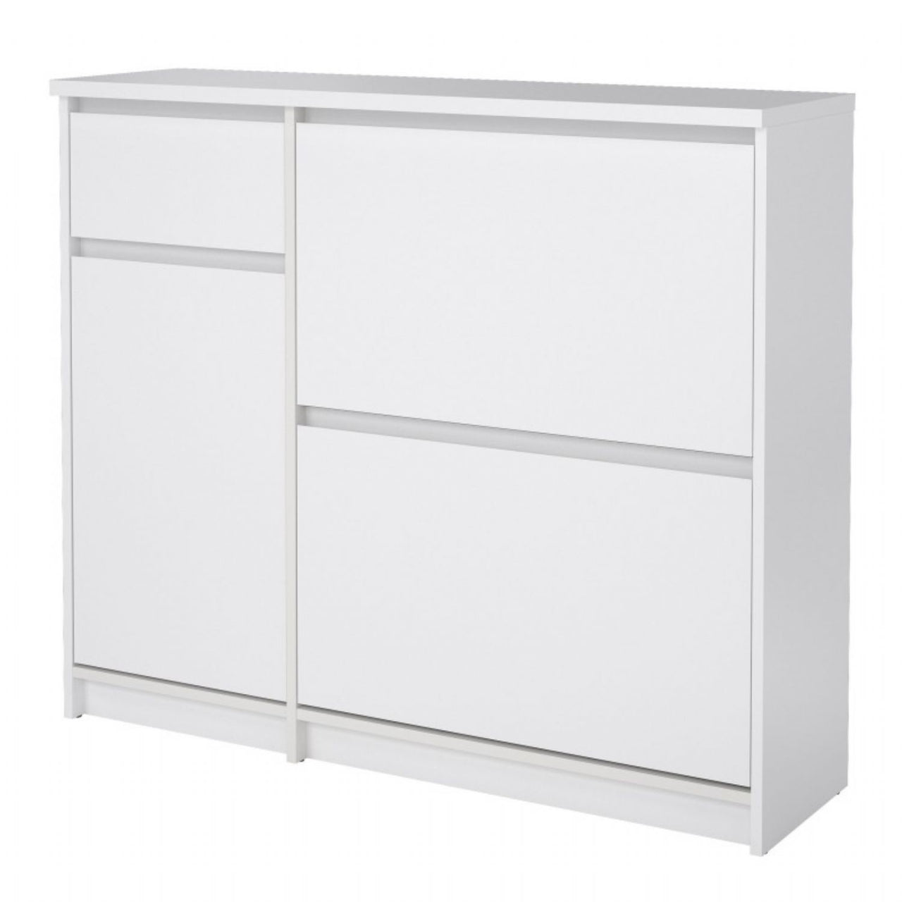 White High Gloss Shoe Cabinet