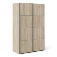 Thumbnail for Tall Sliding Oak Wardrobe 120cm In Oak Doors