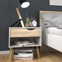 Thumbnail for Oslo 3 Piece Bedroom Set White & Oak