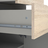 Thumbnail for White and Oak 2 Drawer Small TV Media Unit