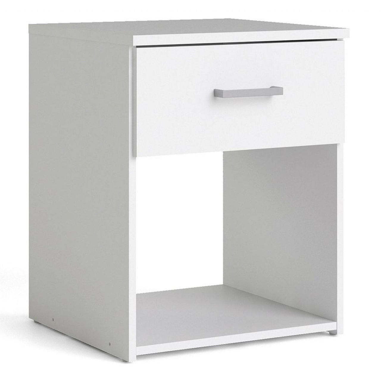 Space Package Bedside 1 Drawer + Chest of 3 Drawers + Wardrobe with 2 doors + 1 drawer in White