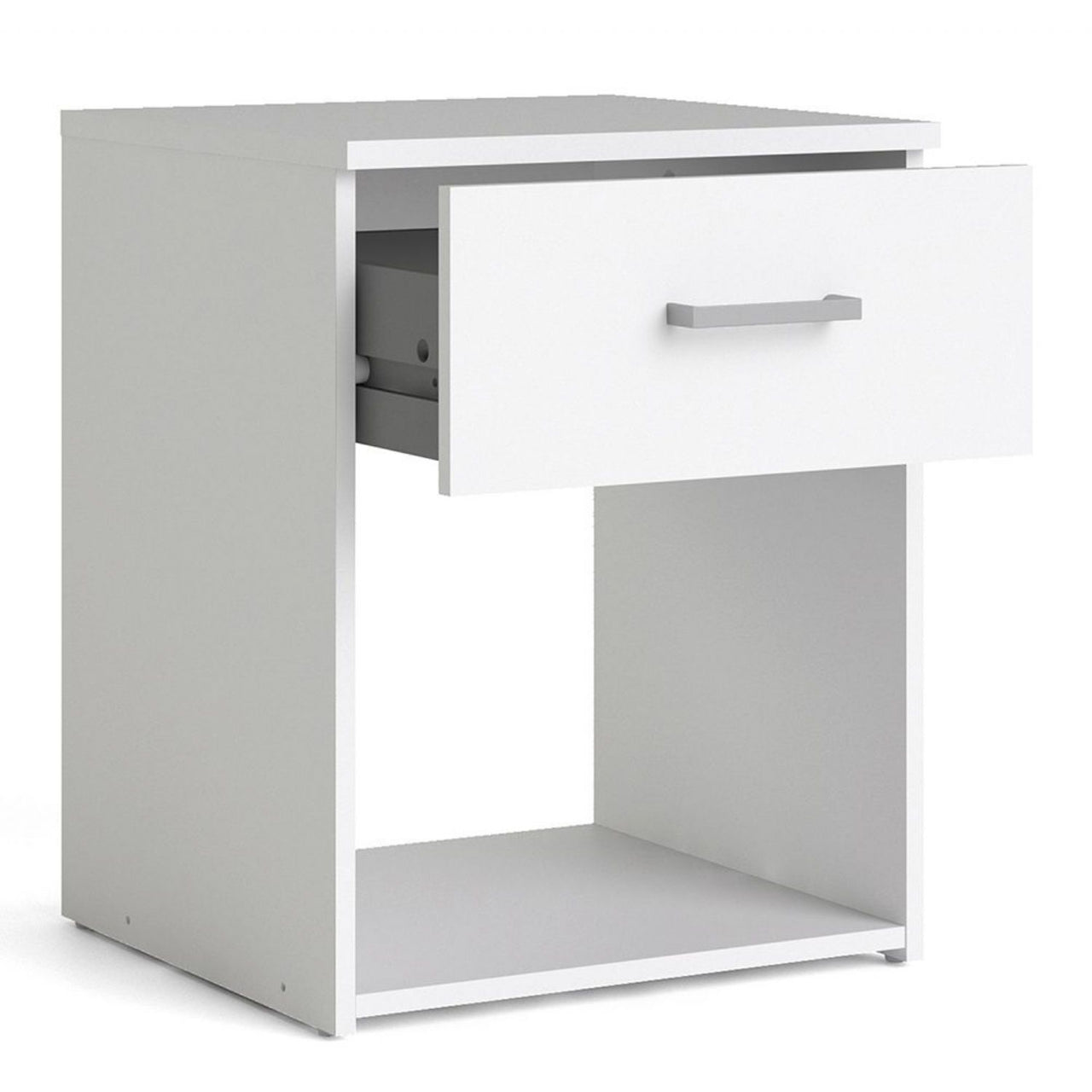 Space Package Bedside 1 Drawer + Chest of 3 Drawers + Wardrobe with 2 doors + 1 drawer in White