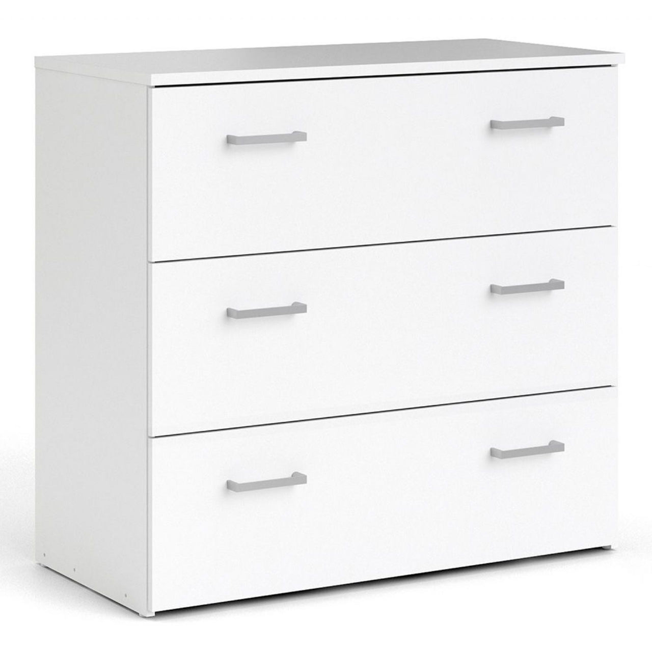 Space Package Bedside 1 Drawer + Chest of 3 Drawers + Wardrobe with 2 doors + 1 drawer in White