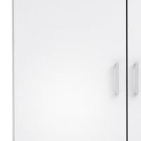 Thumbnail for Simple White 2 Door Double Wardrobe