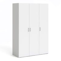 Thumbnail for Simple White 3 Door Triple Wardrobe