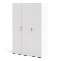 Thumbnail for Simple White 3 Door Triple Wardrobe