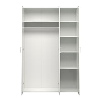 Thumbnail for Simple White 3 Door Triple Wardrobe