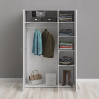 Thumbnail for Simple White 3 Door Triple Wardrobe